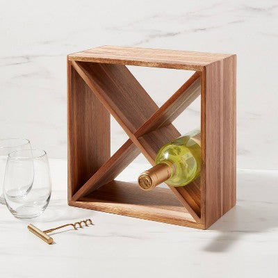  Acacia 4-Bottle Wine Rack Box - Threshold™