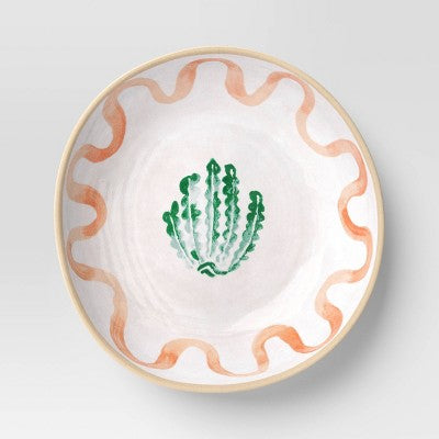  Coastal 40 Fl Oz Melamine Plastic Peach Ring Dinner Bowl Coral - Threshold™