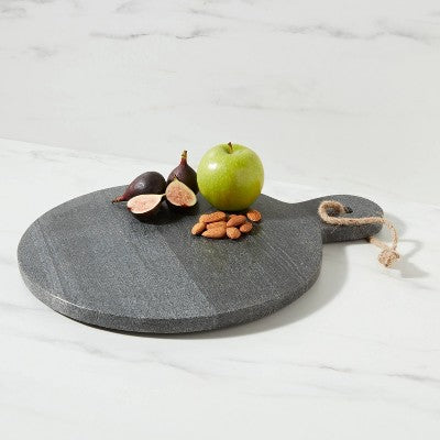  15" X 12" Marble Round Cutting Board - Threshold™