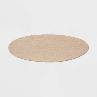  Plastic Charger Gold - Threshold™: Round Faux Leather Placemat, Traditional Style, Gold Shagreen, 15" Diameter