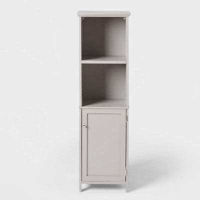  Wood Linen Tower Gray - Threshold™