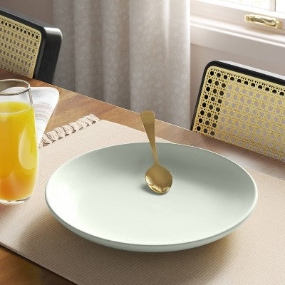  10" Stoneware Avesta Dinner Plate Light Green - Threshold™