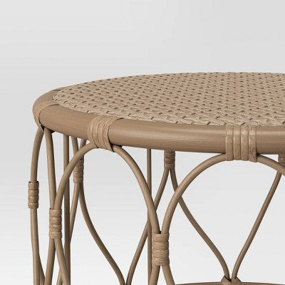  Britanna Patio Accent Table, Outdoor Furniture Natural - Threshold™