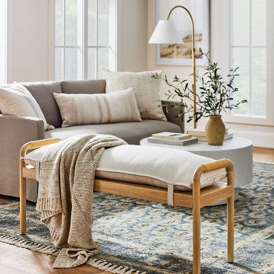  Ventura Bench Natural - Threshold™ Designed With Studio McGee