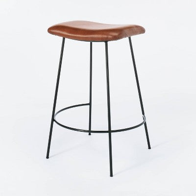  Clarkston Metal Counter Height Barstool With Upholstered Seat - Threshold™ Designed With Studio McGee