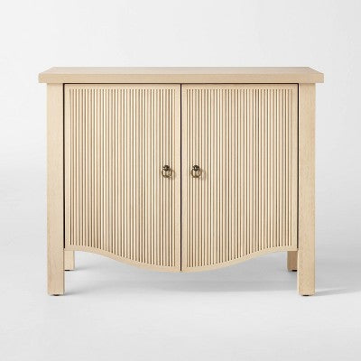 Elder 2 Door Cabinet Natural - Threshold™ Designed With Studio McGee