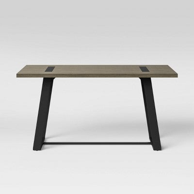  Brimfield Metal Base Dining Table - Threshold