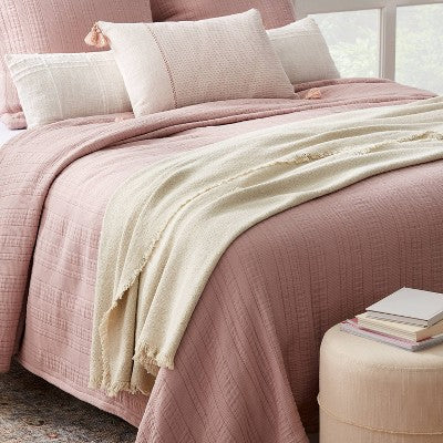  King 100% Cotton Bed Blanket Light Beige - Threshold™ Designed With Studio McGee