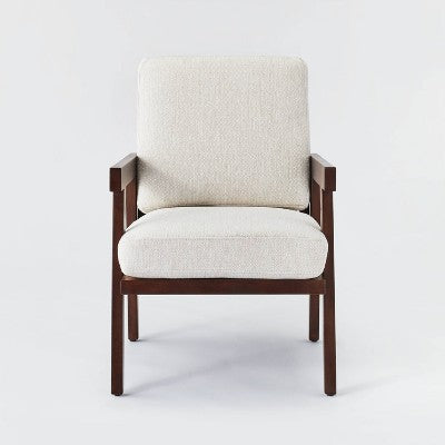  Grantsville Wood Frame Accent Chair With Grid Back - Threshold™ Designed With Studio McGee