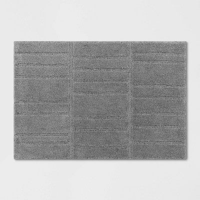  2'6"x3'8" Washable Uneven Blocks Accent Rug - Threshold™