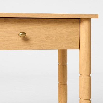  48" Modern Wooden Console Table With Drawer Brown - Threshold™ Designed With Studio McGee