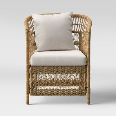  Mulberry 3pc Patio Chat Set - Natural - Threshold™