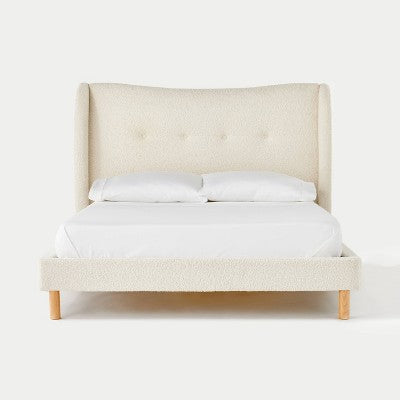  Kessler Bed In Cream Faux Shearling - Threshold™ Designed With Studio McGee