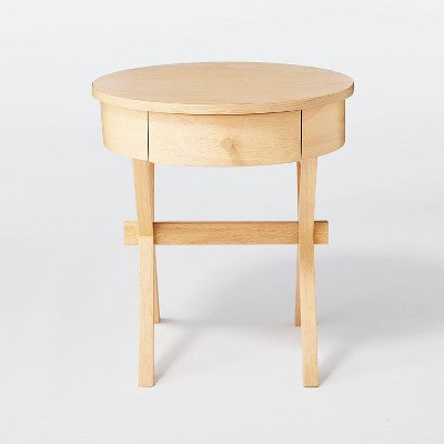  Wasatch Side Table With Drawer Light Natural - Threshold™ Designed With Studio McGee