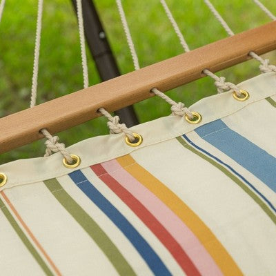  13' Pillowtop Outdoor Fabric Hammock With Spreader Bar Terracotta Pink - Threshold™