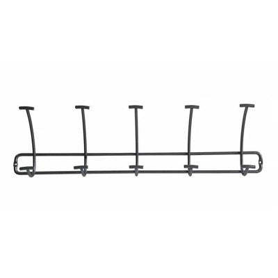  Bent Wire 5 Hooks Rail Black - Threshold™