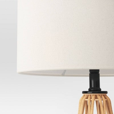  Boho Rattan Table Lamp Brown - Threshold™
