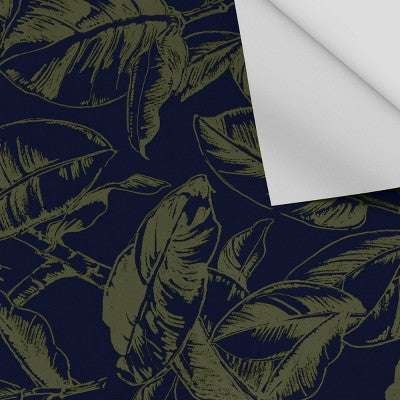  Ficus Navy Wallpaper - Threshold™