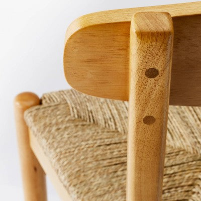  Logan Wood Dining Chair With Woven Seat - Threshold™ Designed With Studio McGee