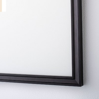  21.49" X 21.49" Matted To 5" X 7" Gallery Single Image Frame Black - Threshold™ Designed With Studio McGee