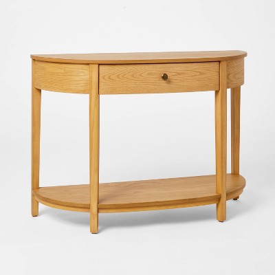  Harriett Console Table Natural Wood - Threshold™ Designed With Studio McGee
