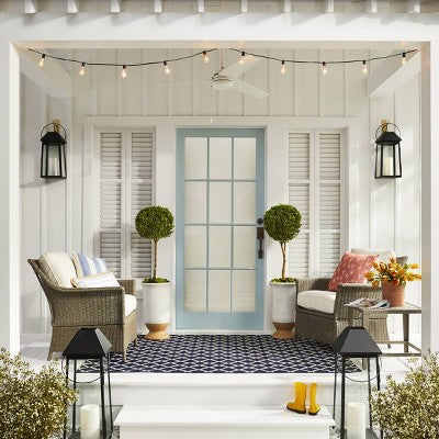  Garden Lattice Outdoor Rug - Threshold