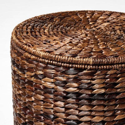  Woven Storage Ottoman Espresso - Threshold™ Designed With McGee