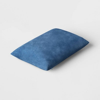  Oversize Lumbar Washed Cotton Velvet Throw Pillow - Threshold™: Indoor Decorative Cushion, Removable Cover, Hidden Zipper