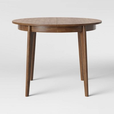 Astrid Mid-Century Round Extendable Dining Table - Threshold™