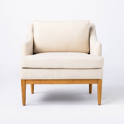  Howell Upholstered Accent Chair With Wood Base - Threshold™ Designed With Studio McGee