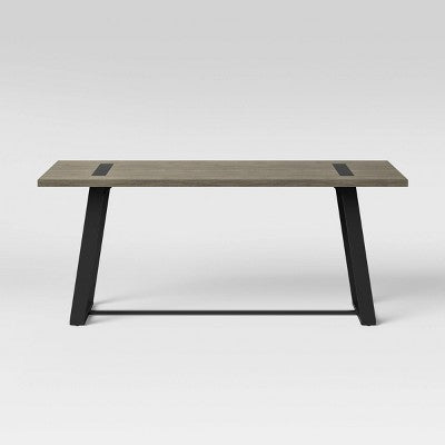  Brimfield Metal Base Dining Table - Threshold