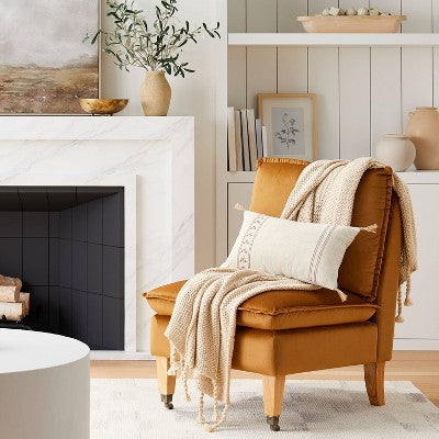  Windowpane Knit Throw Blanket With Tassels - Threshold™ Designed With Studio McGee