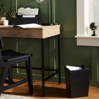  Wood Desktop Storage Unit Black - Threshold™