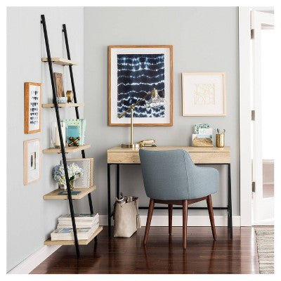  72" Loring 5 Shelf Leaning Bookshelf - Threshold™