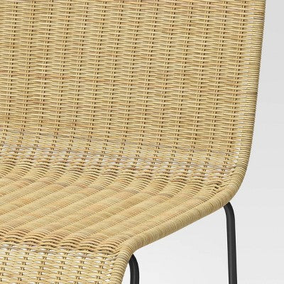  Chapin Modern Woven Counter Height Barstool With Metal Legs - Threshold™