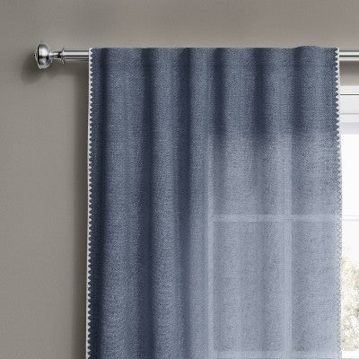  1pc Light Filtering Stitched Edge Window Curtain Panel - Threshold™
