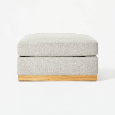 Woodland Hills Modular Sectional Ottoman Light Gray - Threshold™ Designed With Studio McGee