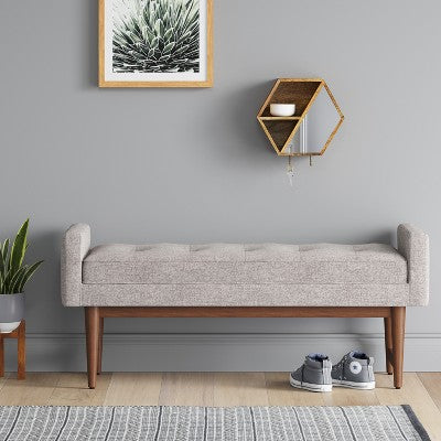  Verken Mid Century Modern Settee Bench - Threshold™