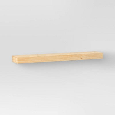  36" Floating Wood Shelf - Threshold™