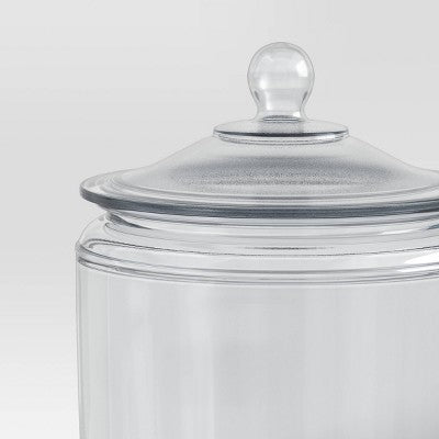  96oz Glassware Kitchen Storage - Threshold™: Clear Glass, Dishwasher-Safe, 8.27" Height, Lifetime Warranty