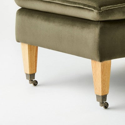  Talbert Pillow Top Slipper Chair With Casters - Threshold™ Designed With Studio McGee