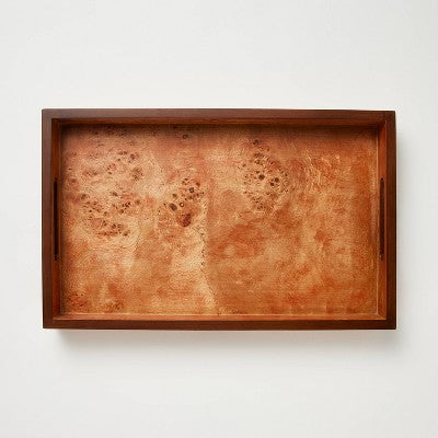  Burl Wood Tray - Threshold™ Designed With Studio McGee