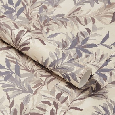  Woodland Vine French Blue - Threshold™: Self-Adhesive Vinyl Wallpaper, Floral Pattern, 27.5 Sq Ft Coverage