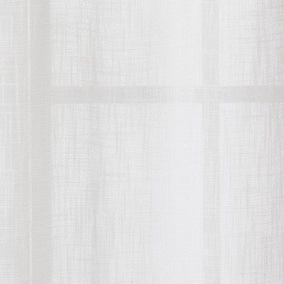  1pc 54"x84" Sheer Contrast Edge Window Curtain Panel White/Natural - Threshold™