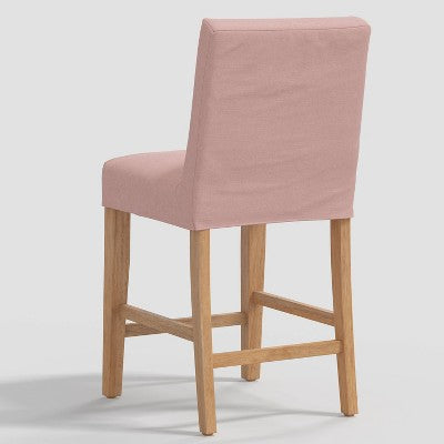  Nazanin Slipcover Counter Height Barstool In Linen - Threshold™